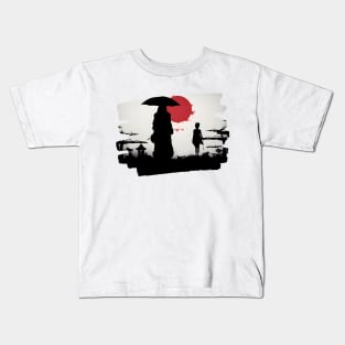 sunset japan Kids T-Shirt